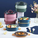 Axyaa Kids Bento Box Set - Leakproof Food Container for School, Travel, Picnic