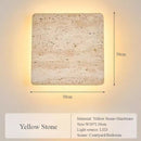 Axyaa Natural Yellow Cave Stone Wall Lamp for Homestay Bedhead, Staircase, Corridor