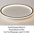 Axyaa Nordic LED Ceiling Chandelier with Remote Control for Bedroom Livingroom Aisle Balcony