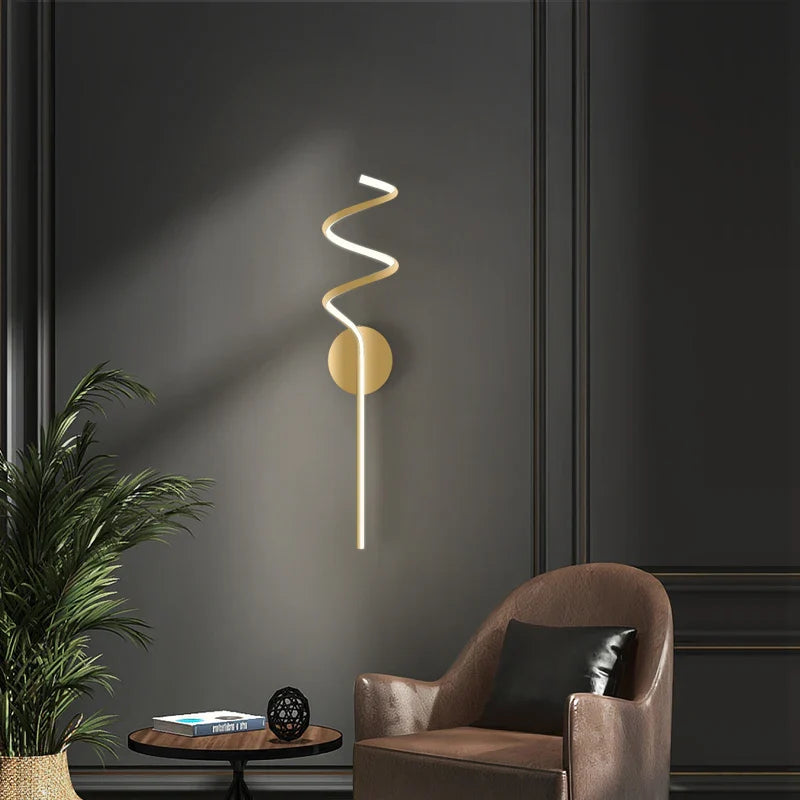 Axya LED Wall Sconce: Modern Minimalist Light Fixture for Living Room, Bedroom & Aisle