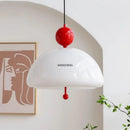 Axyaa LED Glass Chandelier for Bedroom Dining Room Table Lighting Fixture
