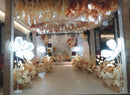 Luminous Flower Lamp LED White Lace Decor for Wedding & Party Events by Axyaa