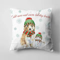 Axyaa Christmas Cute Dog Pillow Cushion Cover