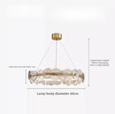 Axyaa Luxury Crystal Chandelier Pendant Light for Living Room, Hotel, Villa, Master Bedroom