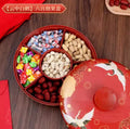 Axyaa Fruit Box Candy Melon Seed Plate Snack Storage Divider