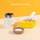 Axyaa Mini Stainless Steel Thermal Lunch Box - Leak-Proof Vacuum Flask