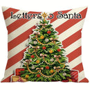 Axyaa Retro Santa Claus Fawn Pillowcase - Christmas Home Decor