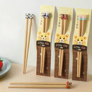 Axyaa Kids' Bamboo Training Chopsticks, Ages 6-12