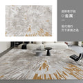 Axyaa Luxury Fluffy Grey Living Room Carpet, Soft Plush Rug for Home Decor