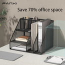 Axyaa Desk Organizer with Paper Organizer, Drawer, and Pen Holder - Classroom and Teacher Essential