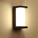Axyaa Outdoor Aluminum Wall Light IP65 Waterproof Garden Porch Balcony LED Wall Lamp