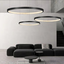 Axyaa Circular Pendant Light: Italian Living Room, Nordic Restaurant Style