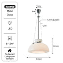 Axyaa Nordic Glass Chandelier for Home Decor and Lighting Fixtures