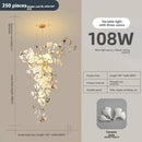 Axyaa Ginkgo Leaf Staircase Chandelier for Duplex Villa Lobby - Modern Designer Pick