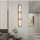 Axyaa Smoke Gray Glass Pendant Light - Nordic Design LED Hanging Lamp