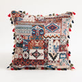 Axyaa Moroccan Flower Tufted Pillow Cover - Elegant Accent for Bedroom or Sofa