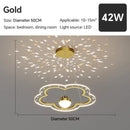 Axyaa Starry Sky Projection Pendant Light for Girls Bedrooms & Living Rooms