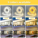 Axyaa High Density COB LED Strip Lights 12V 24V Dimmable 3000K-6500K Linear Cabinet Tape