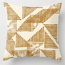 Axyaa Geometric Brown Pillowcase - Home Decor Sofa Cushion Cover