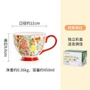 Axyaa Creative Milk Mug Large Capacity Ceramic Cup for Breakfast and Coffee.
