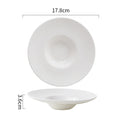 Axyaa Straw Hat Ceramic Plates Set for Dining Table - Multipurpose Tableware Collection
