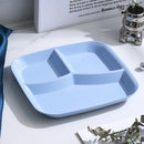 Axyaa Food Grade Plastic Dinner Plate Multipurpose Storage Tray Heat-resistant Dishes