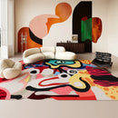 Axyaa Irregular Shapes Plush Carpet: Soft Living Room Decor Rug, Thick Lounge Floor Mat