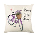 Axyaa Lavender Print Collection Pillowcase for Home Decor and Bedding