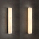 Axyaa Marble Wall Lamp, Copper Alabaster LED Wall Light for Home Décor