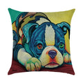 Axyaa Animal Print Pillow Cover: Stylish Sofa & Chair Linen Cushion Cover Art