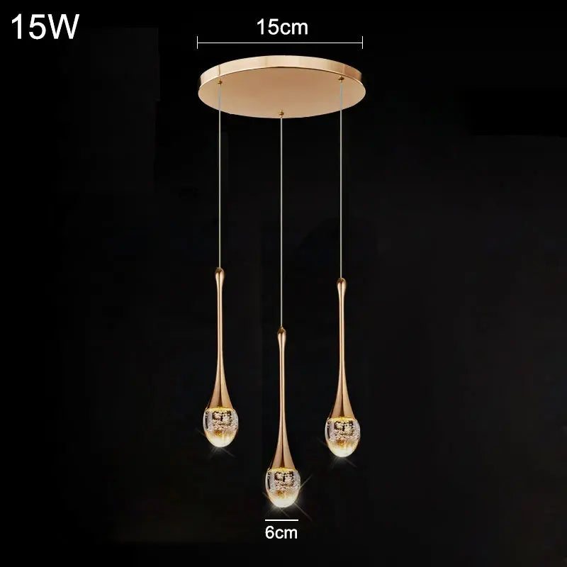 Axyaa Bubble Crystal Pendant Lights - Stylish Indoor Hanging Lamp
