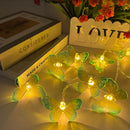 Axyaa Butterfly LED Fairy Lights String for Wedding Party Room Garden Decor