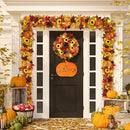 Axyaa Gold Maple Leaf & Sunflower LED Hanging Autumn Vine for Thanksgiving Decor