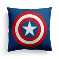 Axyaa European Beige Flag Pillow Cover - 45x45, British Style, Mediterranean Influence