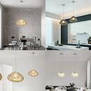 Axyaa Nordic Cloud Glass Chandelier LED Pendant Lights for Home Lighting