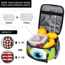 Axyaa Monsters Inc. Thermal Lunch Bag-Sullivan & Mike Design