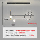 Axyaa LED Chandelier with Spotlights - Luxury Cluster Pendant Light for Dining Room & Kitchen Island