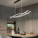 Nordic Modern Axyaa Chandelier Geometric Minimalist Table Light Bar Dining Room Lamp