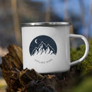Axyaa Mountain Enamel Mug: Creative Camping Coffee Tea Cup for Hiking Gift