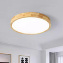 Axyaa Nordic Wooden LED Ceiling Light - Minimalist Modern Home Decor