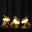 Axya Resin Rabbit LED Table Lamp: Modern, Lovely, Creative Bedroom, Living Room Decoration
