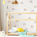Axyaa Rainbow Wall Decals, Peel and Stick Wallpaper for Girl Bedroom, 36 Pcs