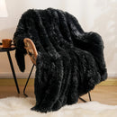 Axyaa Plush Faux Fur Blanket Double-Sided Cozy Warmth for Winter Bedding