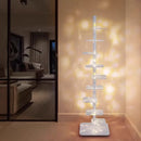 Axyaa Minimalist Ambiance LED Floor Lamp with Storage Shelf for Living Room
