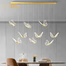 Axyaa Luxury Butterfly Spiral Chandelier for Home Decoration