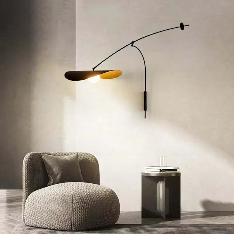 Axyaa Scandinavian Design Adjustable Wall Lamp for Living Room Study Bedroom