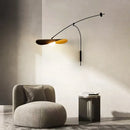 Axyaa Scandinavian Design Adjustable Long Arm Wall Sconce for Living Room