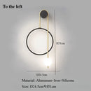 Axyaa Modern Bedroom Wall Lamp with Simple Design for Living Room & Hallway