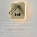 Axyaa Multifunctional LED Wall Sconce with USB Ports & Switch
