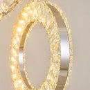 Axyaa Crystal Chandelier Stair Pendant Lamp Living Room Interior Lighting